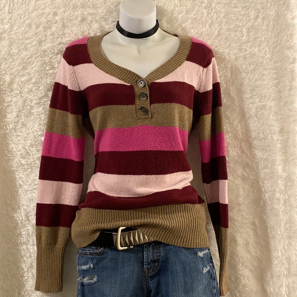 St John’s Bay Sz M Long Sleeve Sweater
